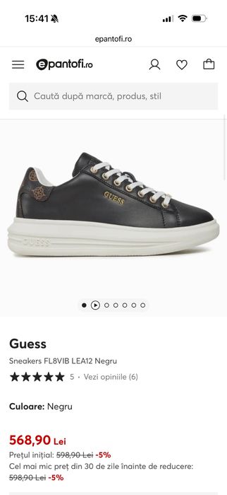 Adidasi Guess marimea 38