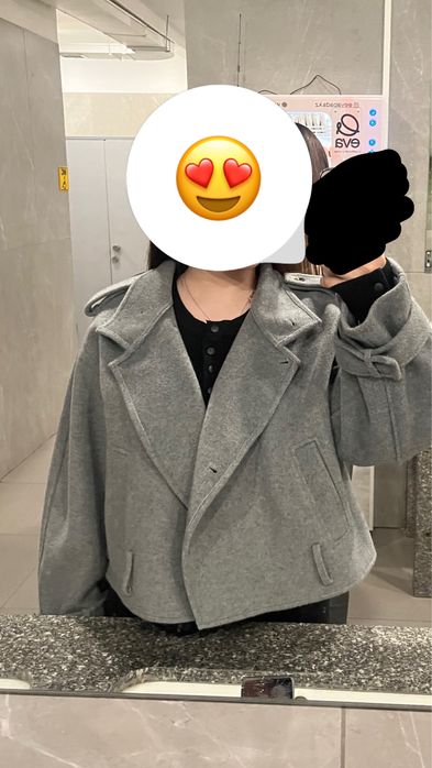 Пальто укороченное