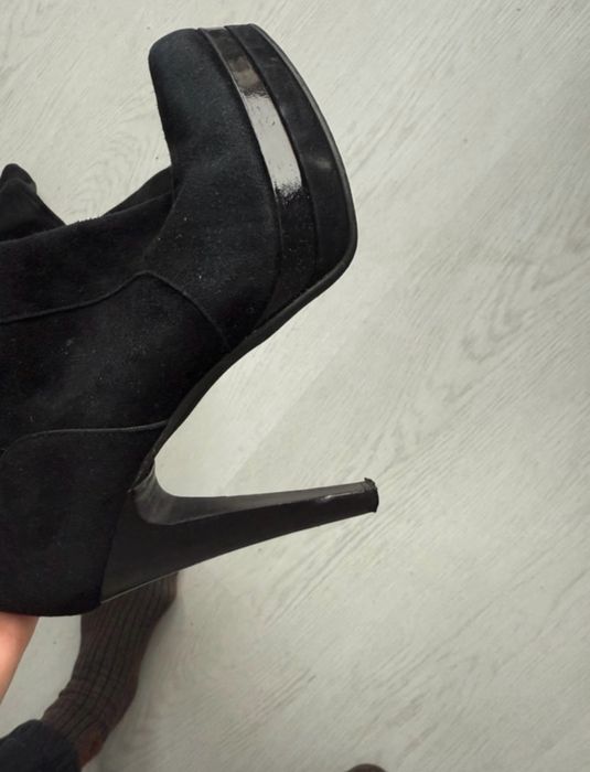 Cizme piele intoarsa Vera Gomma