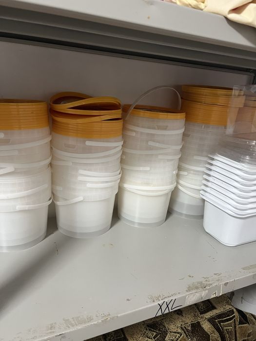 Пластмасовое ведро 1 л