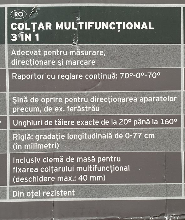 Coltar multifuncțional 3 in 1