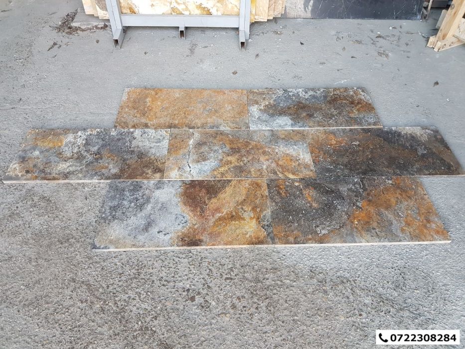 Travertin silver lucios si antic