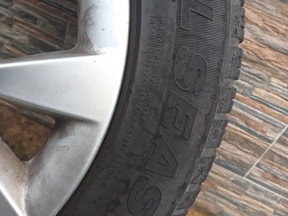 Set 4 roți completBMW R17 jante aliaj cauciucuri all season 225/50 R17