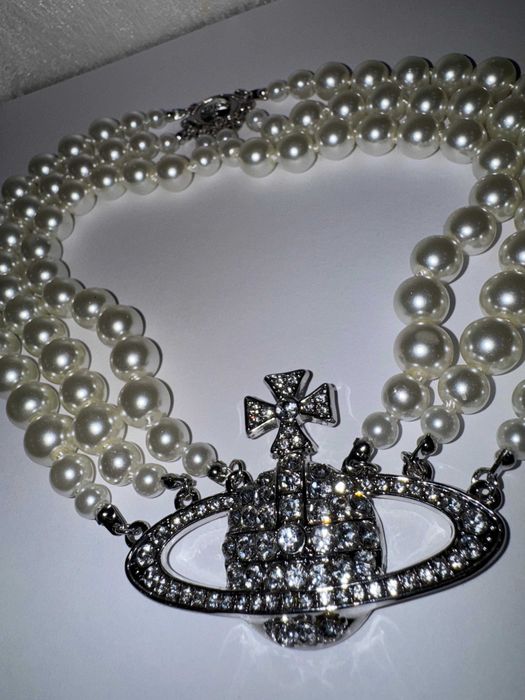 Colier Perle Vivienne Westwood Diamante Swarovski