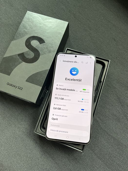 Samsung S22 5G Black 128GB Dual Sim