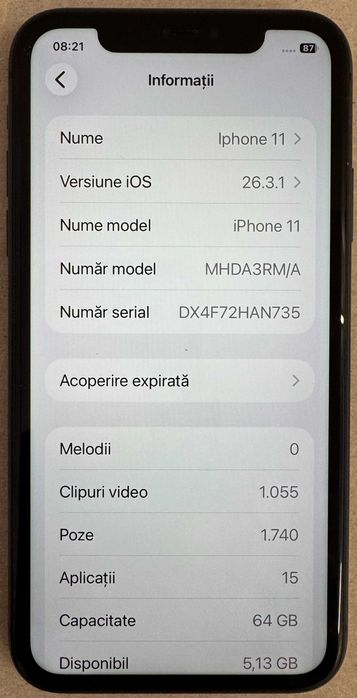 Iphone 11, excelent