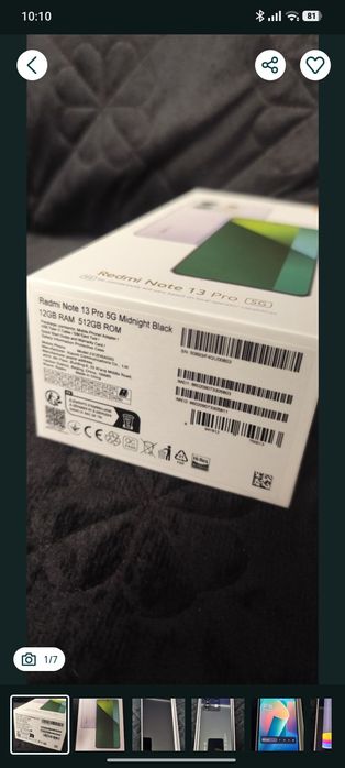 Vând urgent Redmi note 13 pro 512gb 12gb ram