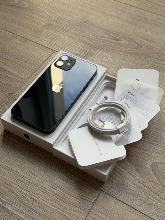 Iphone 12, (bat. 98%-83%), 64gb - negru, ca nou