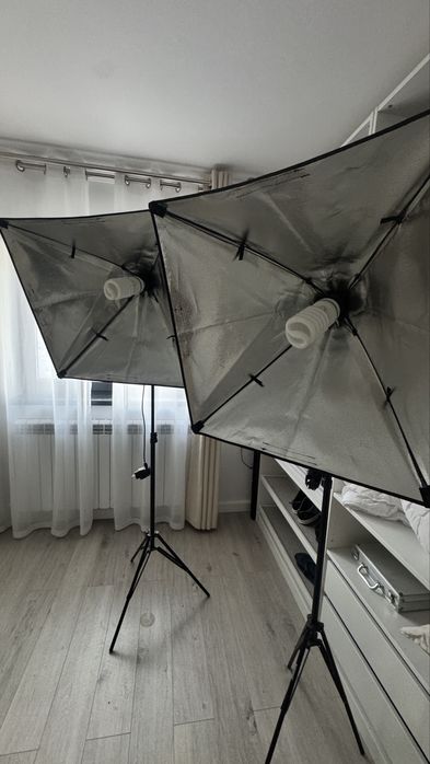 Kit de doua softboxuri, lumina de studio