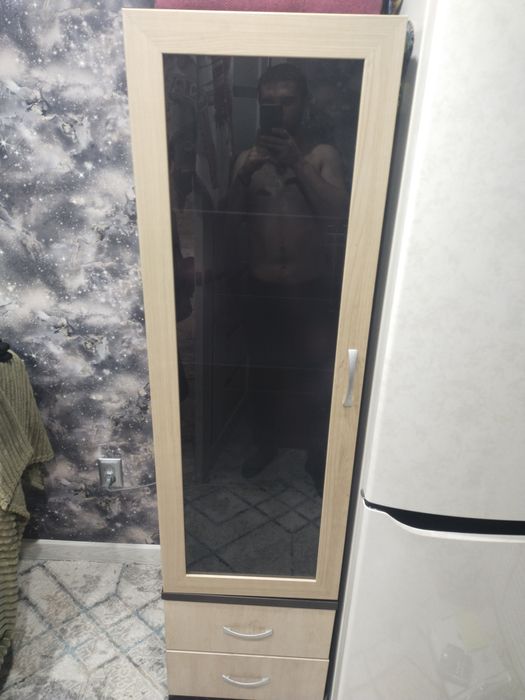 Мебель Шкаф стеклянный