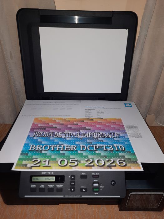 Imprimantă firmă japoneză Brother DCP-T310 cu sistem CISS