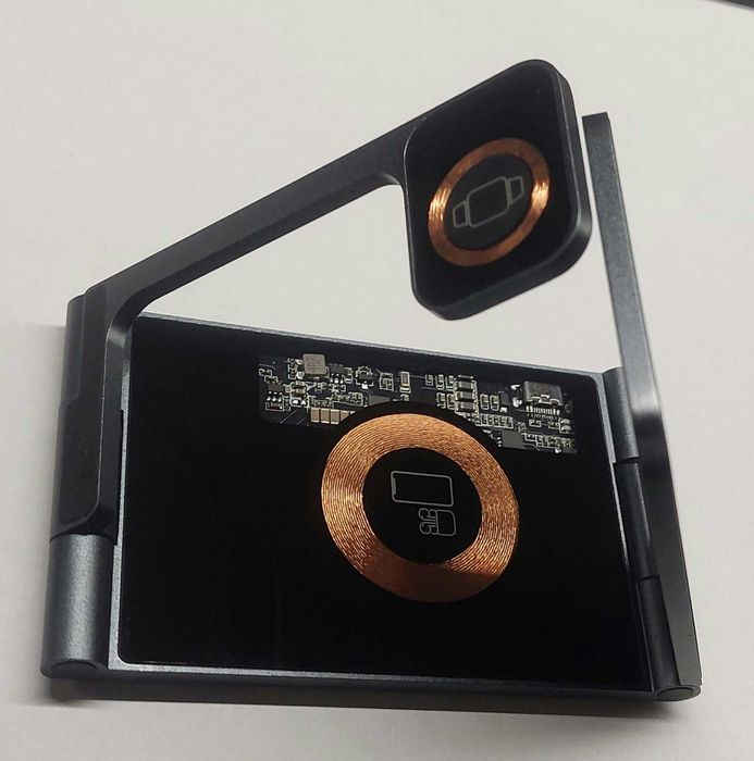 Зарядна станция ProMate AURAFOLD TRIO 15W Magsafe 3in1 Черна ЗАРЯДНО