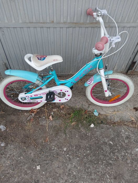 Детско колело BYOX 16 цола с помощни колела - 60€- 0883470565