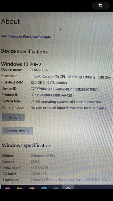 Laptop Toshiba Sattelite upgradat cu Ssd si RAM