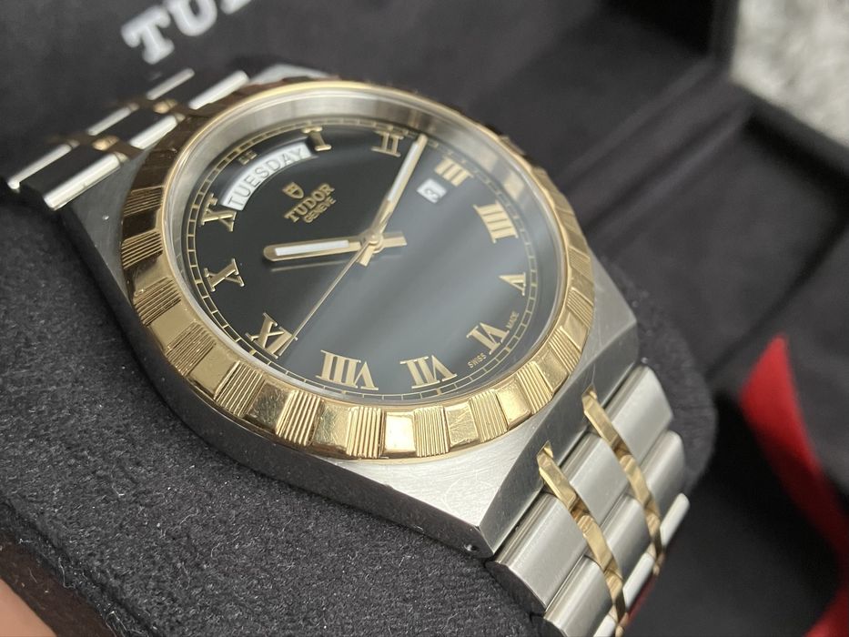 Tudor royal date day 41 mm Steel & Gold