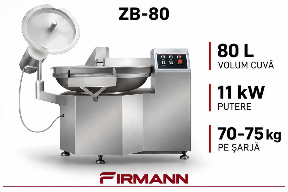 Firmann - Cutter profesional pentru carne 80 litri
