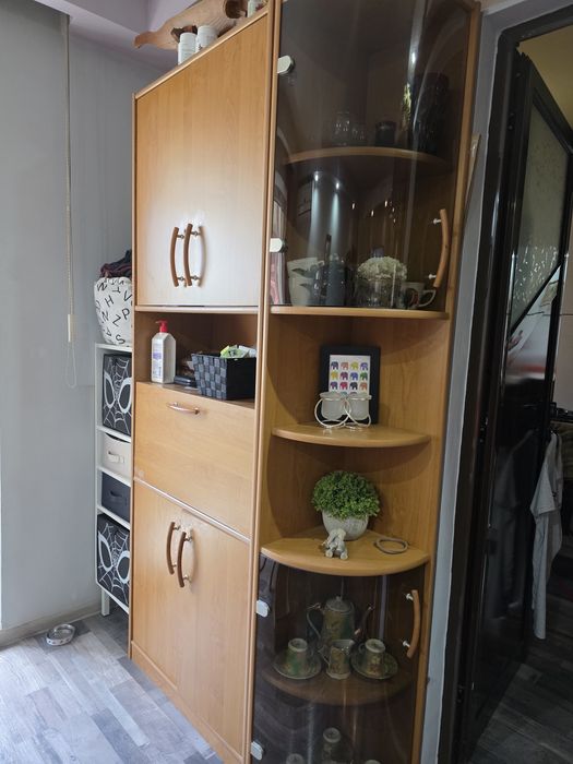 Mobila de sufragerie + Canapea extensibila turcoaz