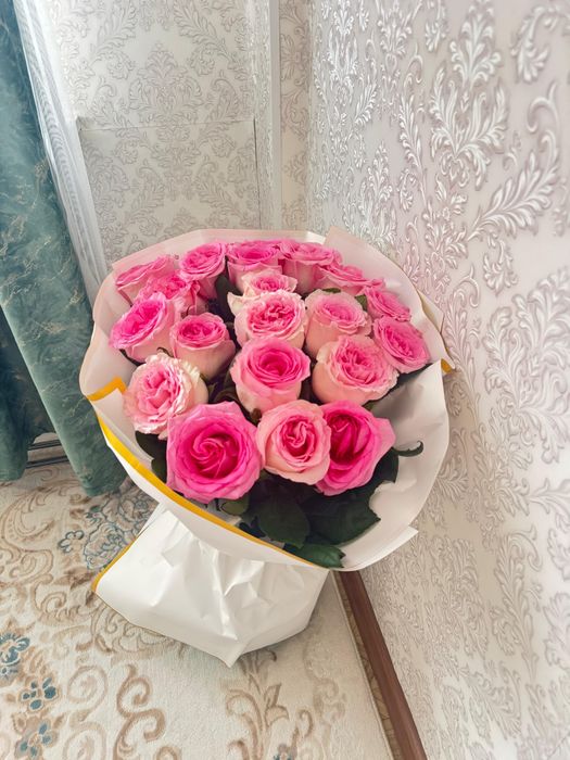 Цветы 21 штук роза