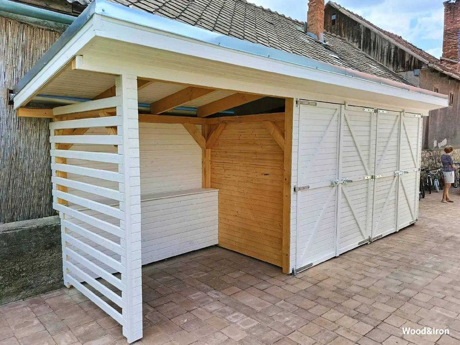 Casuta de gradina, magazie, lemnarie, constructii din lemn