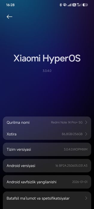 Redmi note 14 pro+5G