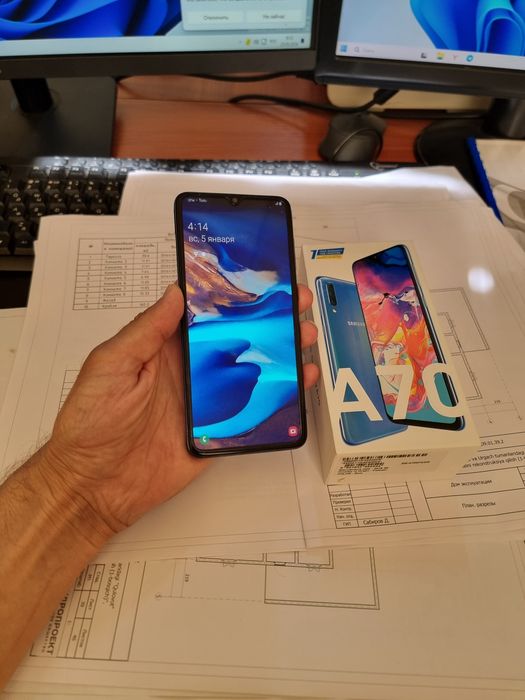Samsung A70 128gb iwlawi zur aybi yuq tozza telefon