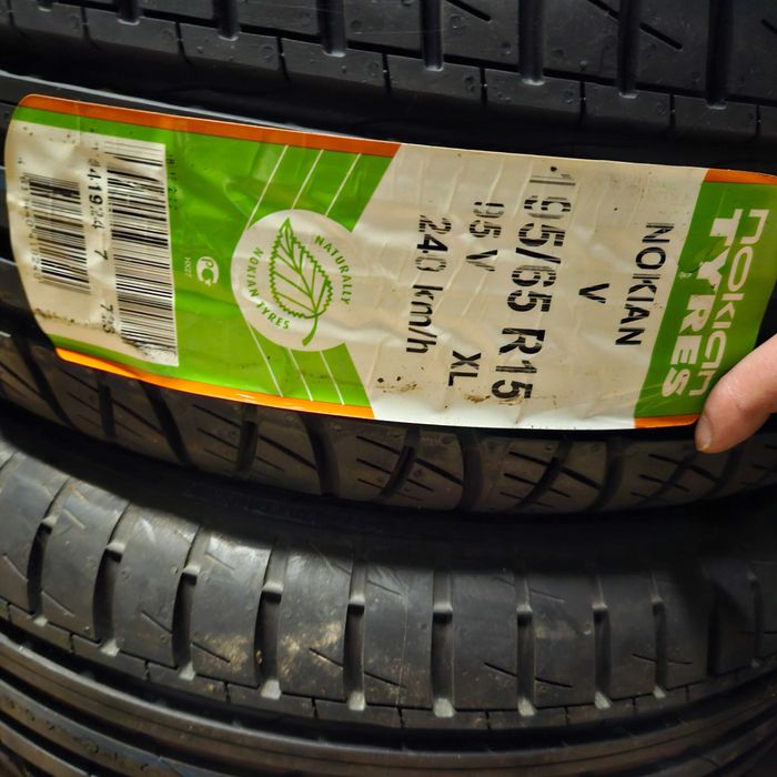 Нови летни гуми R15 195/65 Nokian V XL 95V 81лв. С ДДС