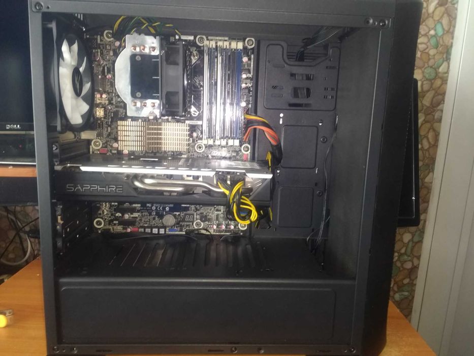 ГеймингPC XeonX5670-6с/12т/RX580-8gb/16gbDDR3/240ssd/750hdd/650PSU