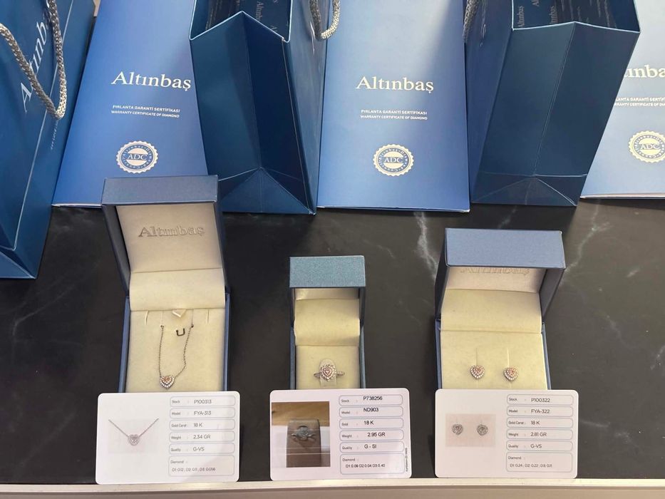 Златни бижута с диаманти Altınbas