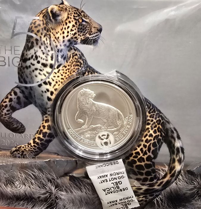 Africa de Sud Big 5 Five I, II si III monede lingou argint pur 999