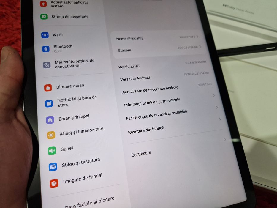 -Android Tab Oasis, (Firma Fantoma) Nou, Nefolosit, 32Gb, 3Ram, 0 cicl