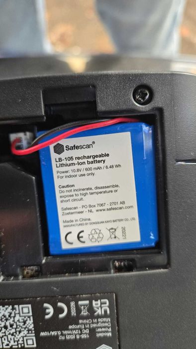 Detector Automat de Bancnote False Safescan 155-SX Special Edition - Ca Nou, Full Box (Cu Baterie LB-105 Inclusă)