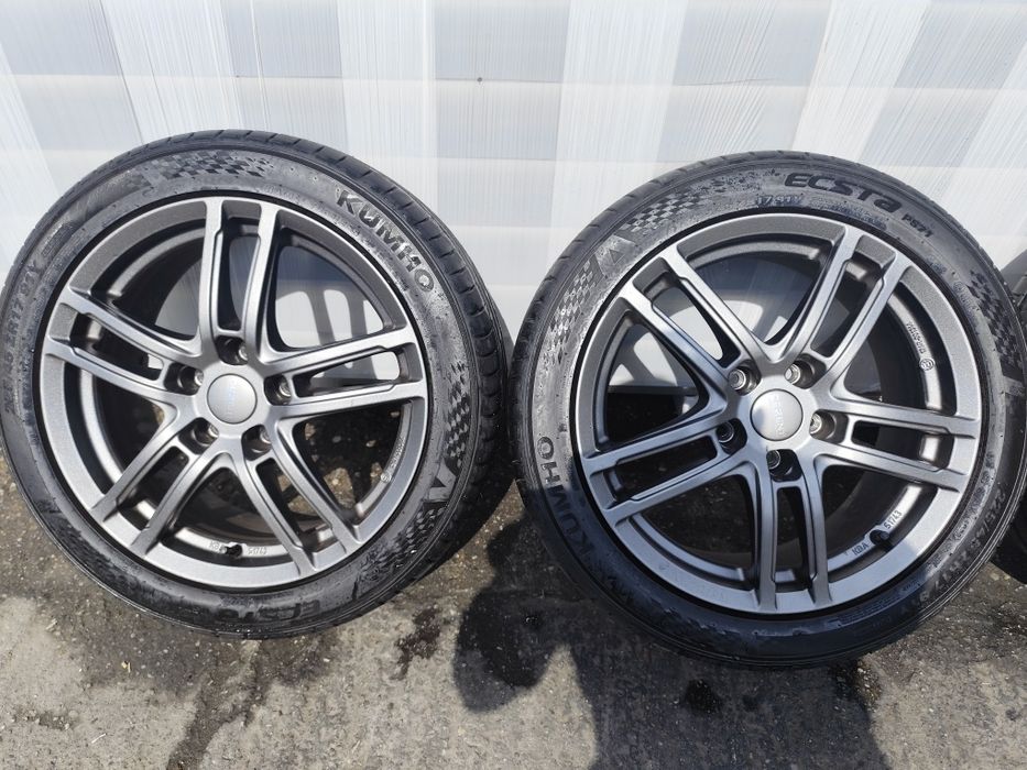 Jante roti 5×112 r17 Skoda ,Audi ,Seat vw ,golf 5 6 7 8 passat Cc + anvelope 225 45 r17 vara dot 2023