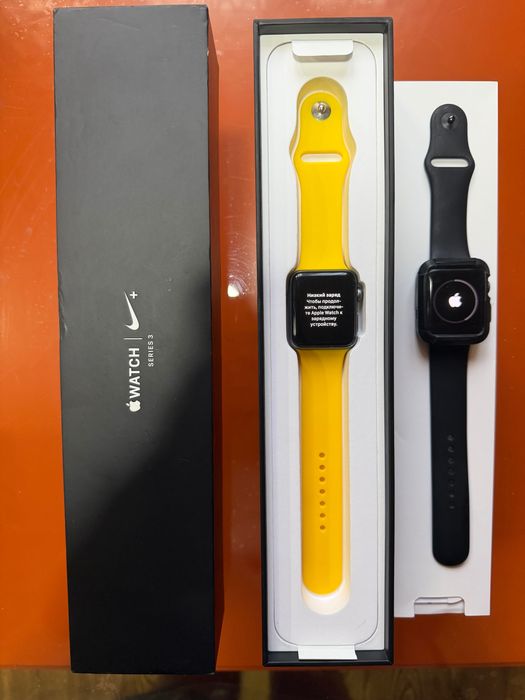 Продам 2 пары APPL Watch series 3 + Nike и обычные series  3