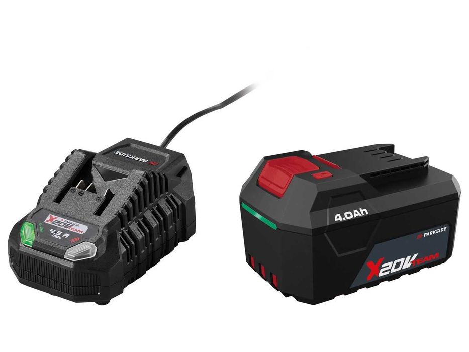 НОВ Гайковерт Parkside Performance Безчетков 1898Nm 4A Комлект