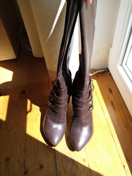 Дамски оригинални ботуши Bronx , естествена кожа