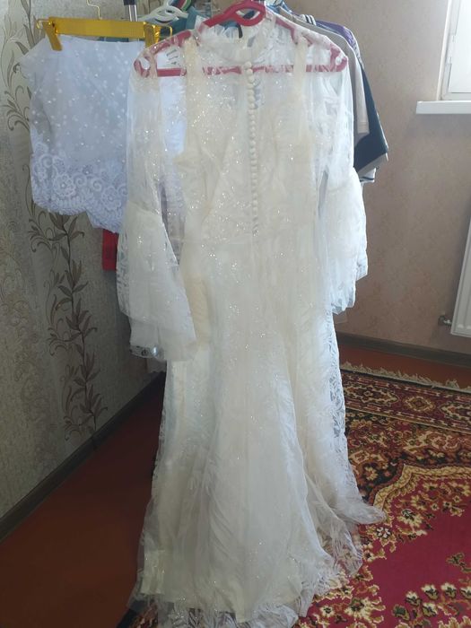 Белое платье, платье для келин салом