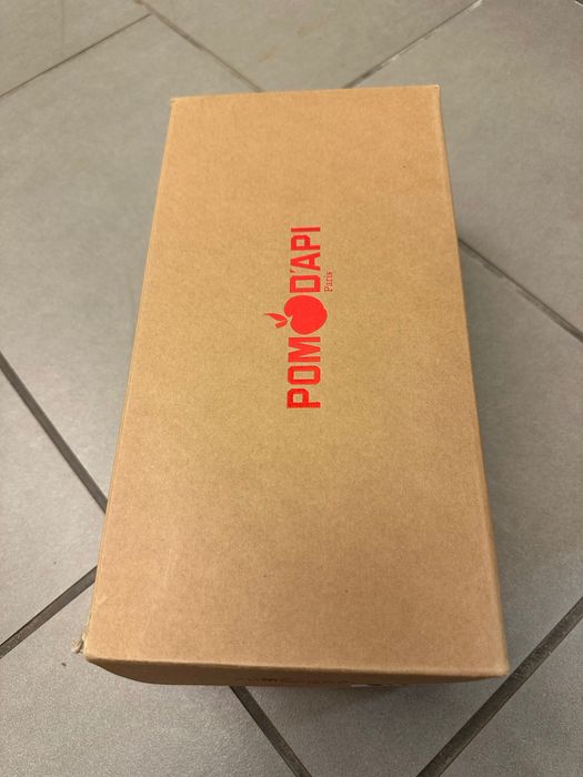 Детски елегантни черни обувки за момиче на POM D'API