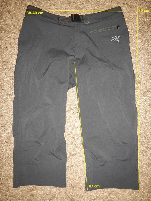 Softshell/pantaloni 3/4 Arcteryx Palisade Capri. 4(S)-Women. Noi.