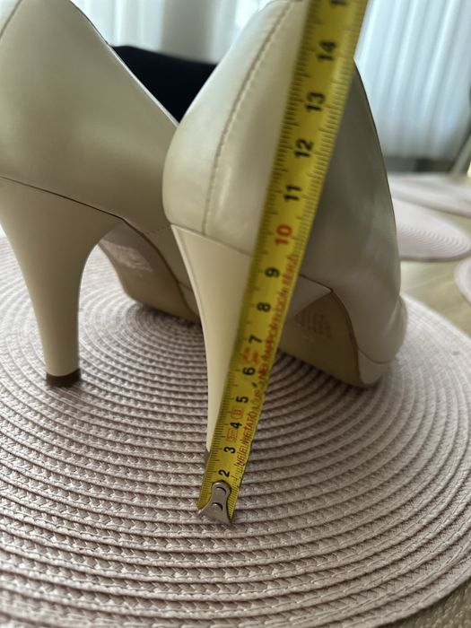 Pantofi stiletto Derby Lux piele-37