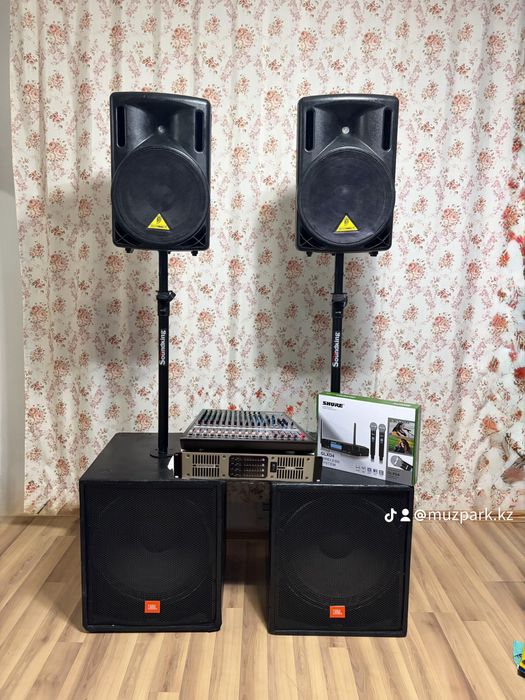 Музвкальная аппаратура 2000 ватт, Yamaha, JBL, Behringer,Shure,HKaudio