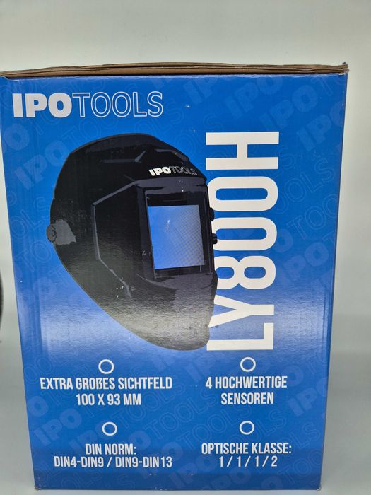 Mască de Sudură Automată IPOTOOLS LY800H True Color XXL - Resigilat