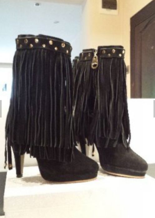 Боти велур с ресни, Friis Company, Gucci