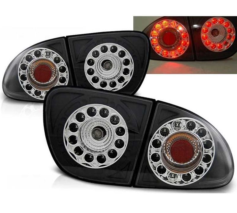 Лед стопове Сеат Леон 1м Тунинг Черни Спортни Seat Leon 1M Диодни