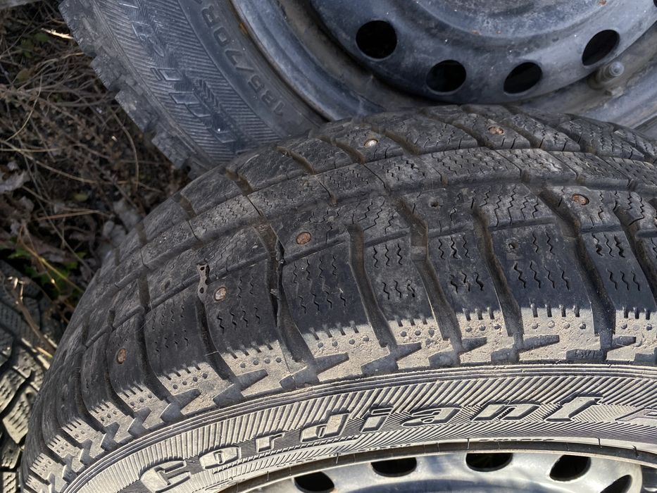 Диск с резиной Р14