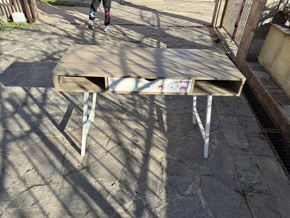 Бюро ABBETVED 48x120 цвят светъл дъб/бяло