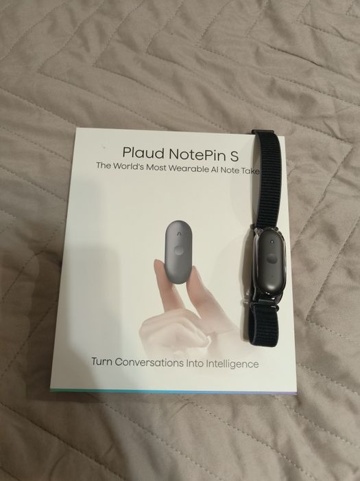 Диктофон PLAUD Note pin S темно-серый
