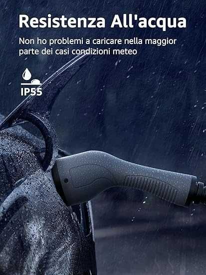 Кабел за зареждане на електромобили тип 2 към тип 2,  3 фази