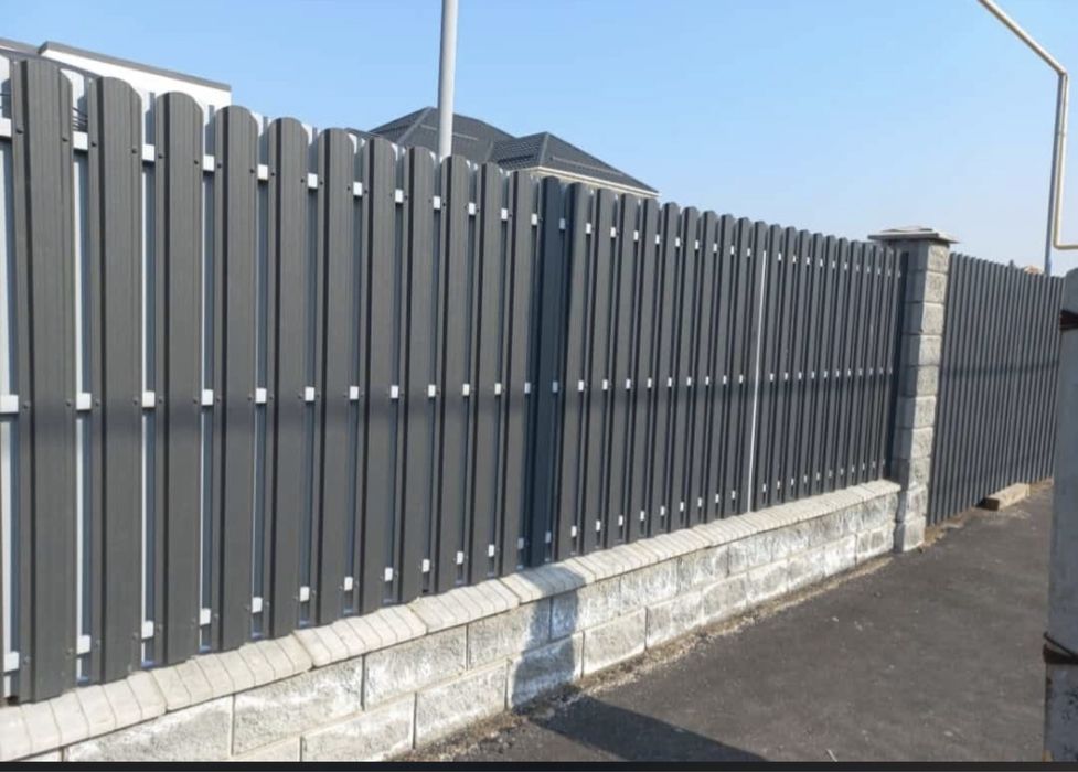 ‼️Super‼️Штакетник, новый забор, варота дизаин, хай-тек)