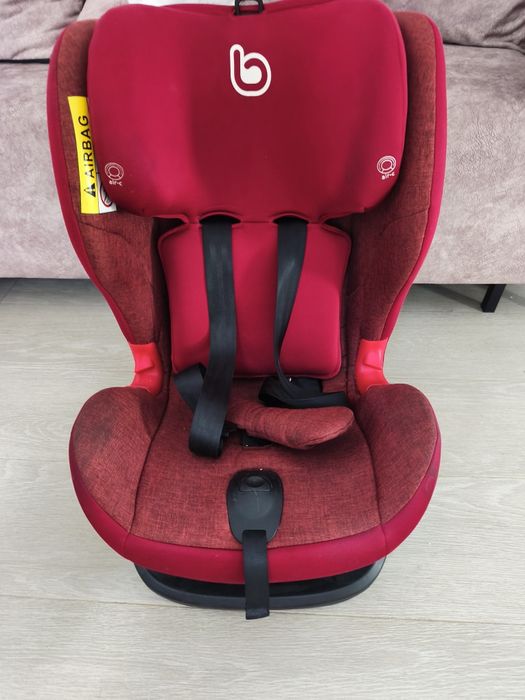 Be Cool Saturn scaun auto copii 0-36 kg, ISOFIX, rotativ 360°, roșu