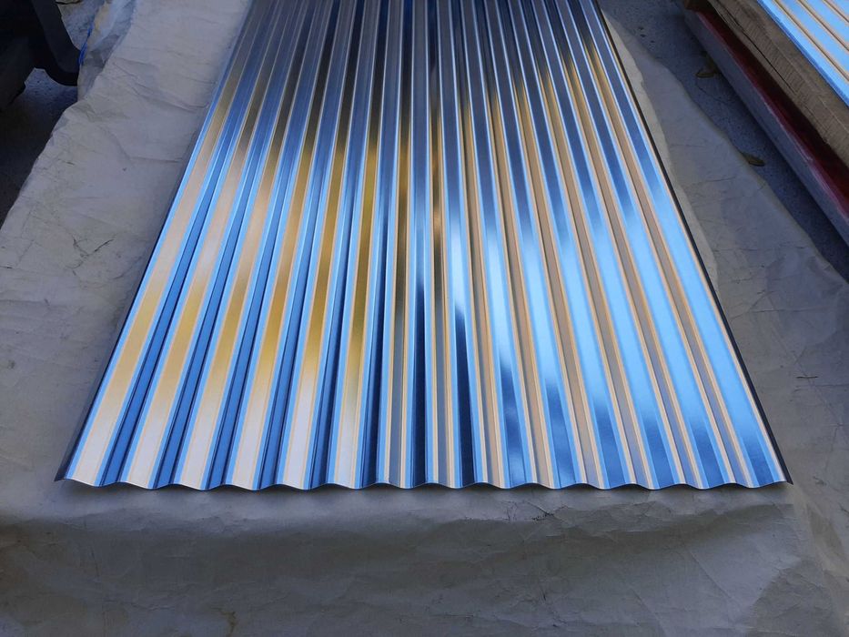 Вълнообразна поцинкована ламарина Sn18x75-1050 в София